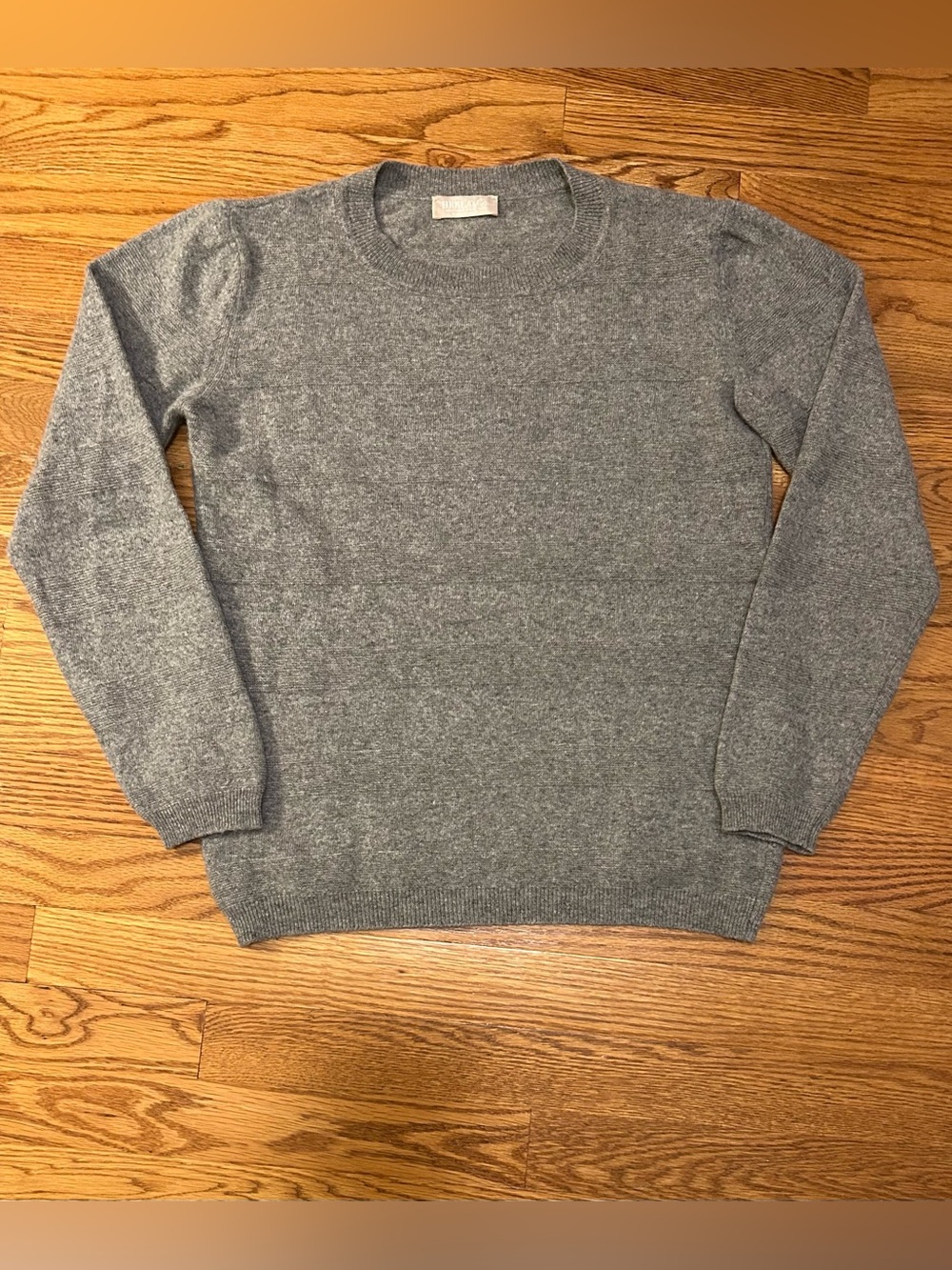 HEKLA & Co. grey cashmere and merino wool sweater